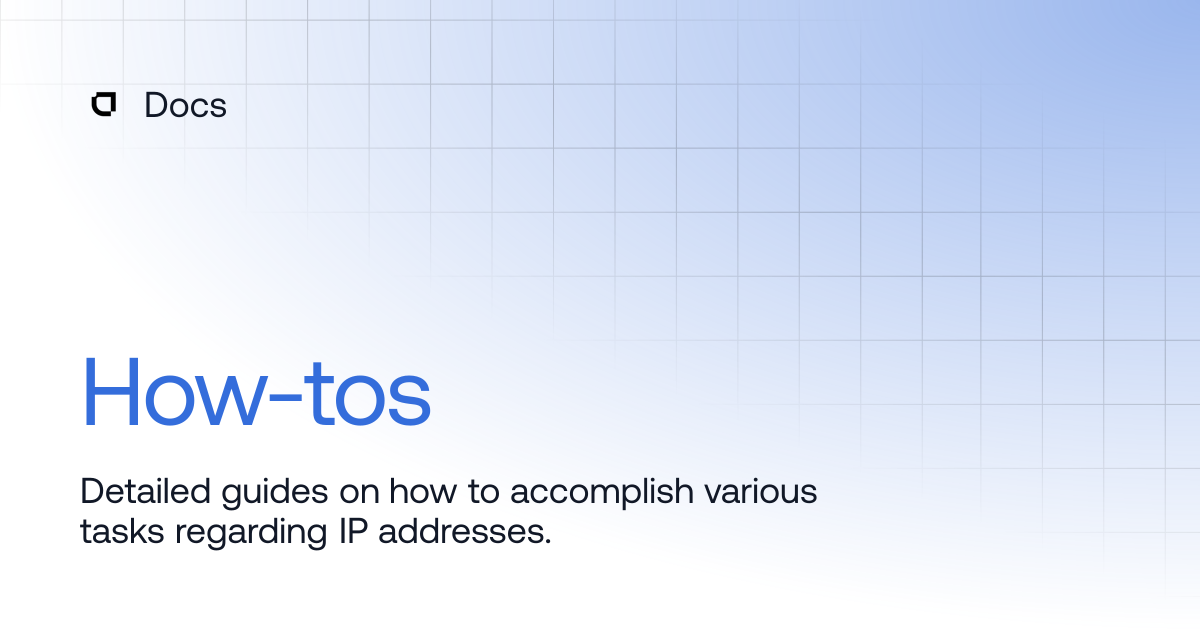 How-tos | Products | Docs